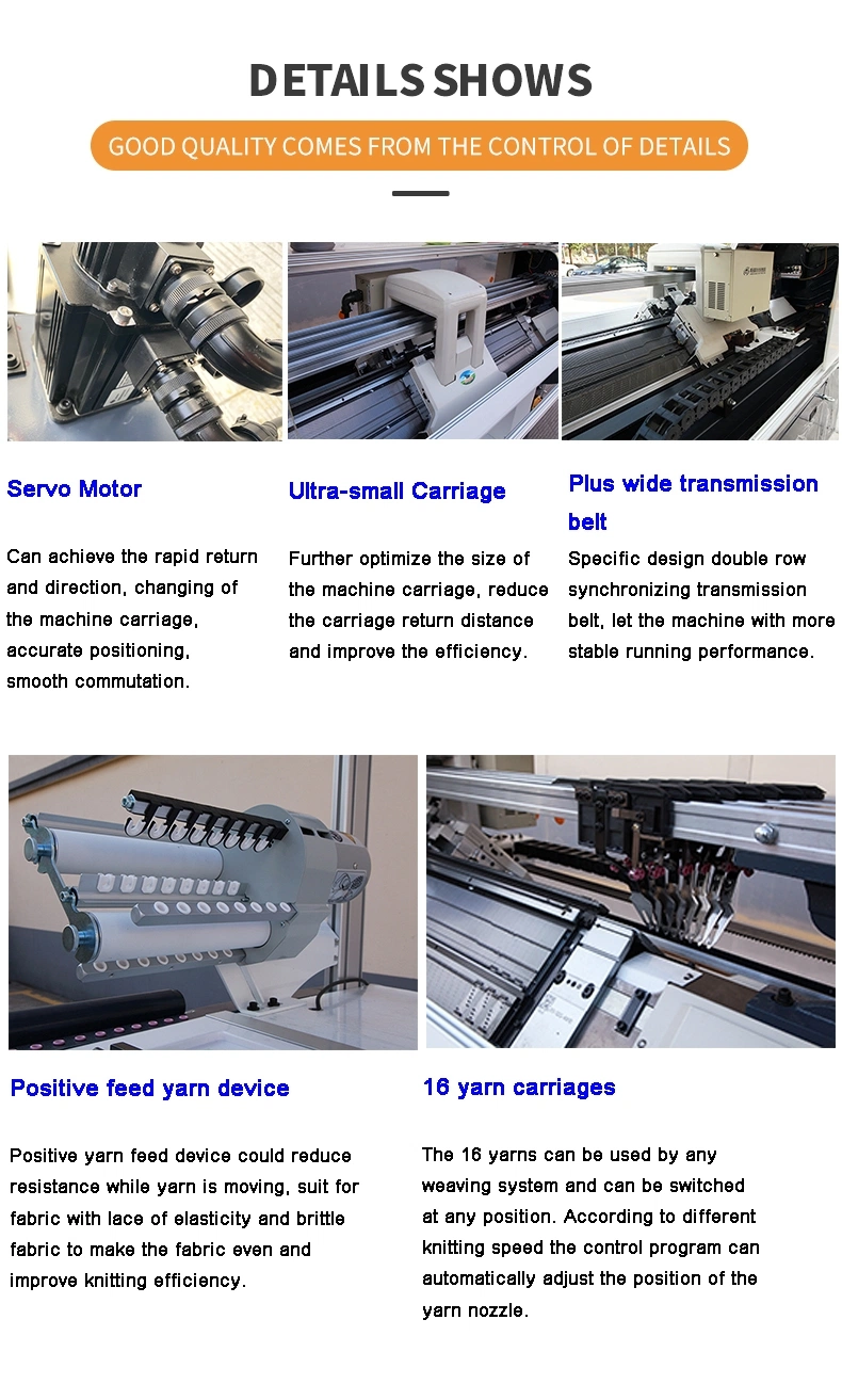 Fully Computerized Flat Jacquard Type Polo Collar and Cuff Knitting Machine, Collar Making Machine